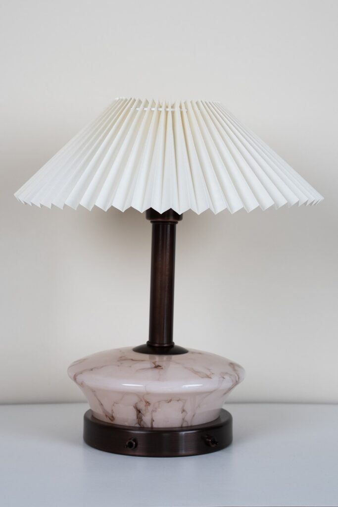 Atelier René Blush Marble vintage abajur